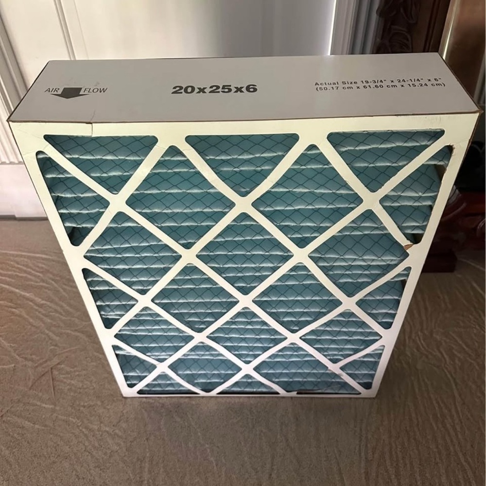 20x25x6 Ultravation Air Filter for AC Furnace